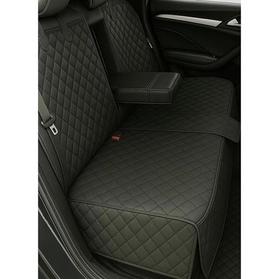 Fidozen Waterproof Dog Car Seat Cover for Back Seat