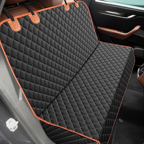 MIXJOY Waterproof Dog Seat Cover for Back Seat