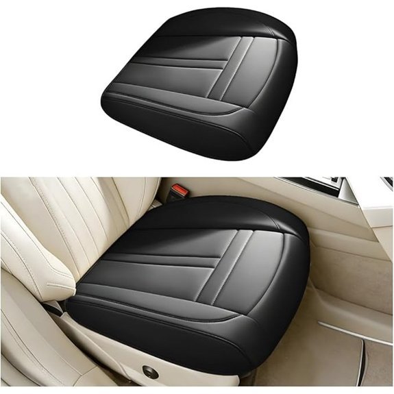 Car Front Seat Covers - Waterproof Leather Protection