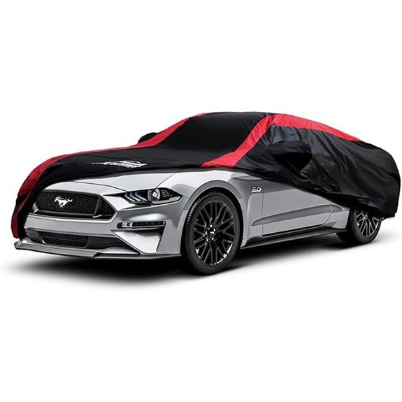 Mustang Waterproof Car Cover with Door Zipper