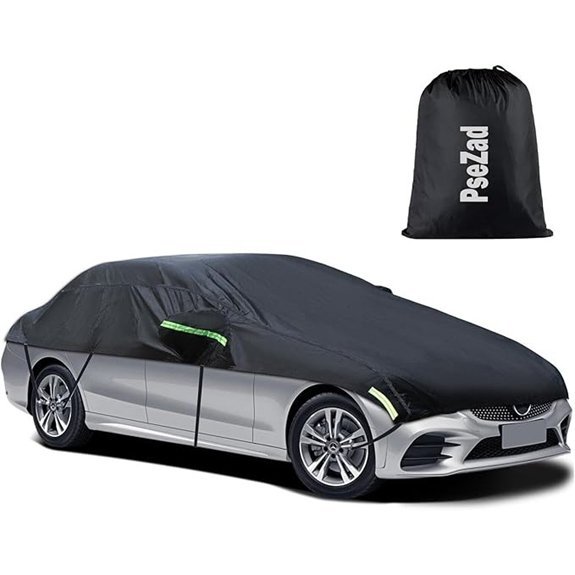 Universal Waterproof Half Car Cover for Sedans