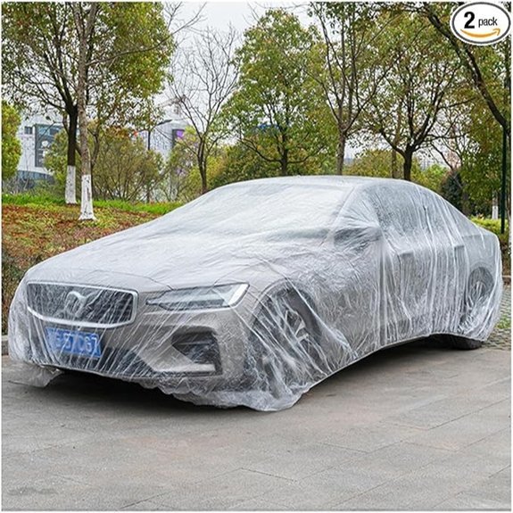 Ohleats Disposable Waterproof Car Cover for SUV