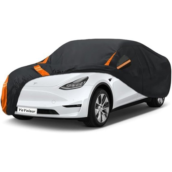 Tesla Model 3 Waterproof Car Cover with Door Zipper
