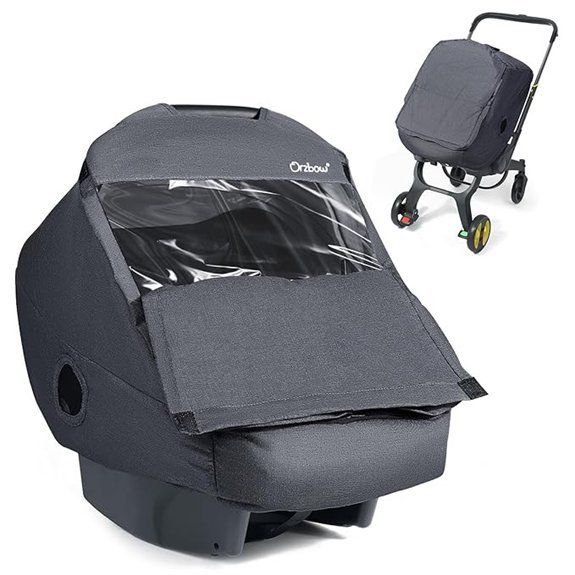Car Seat Rain Cover with Peep Window