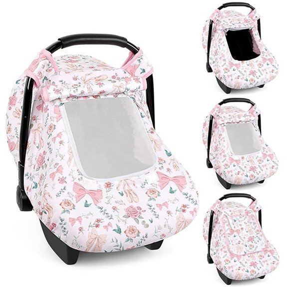 Baby Car Seat Winter Cover with Window