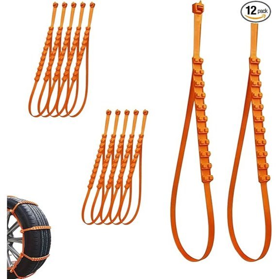 12 PCS Car Snow Tire Chains for Winter