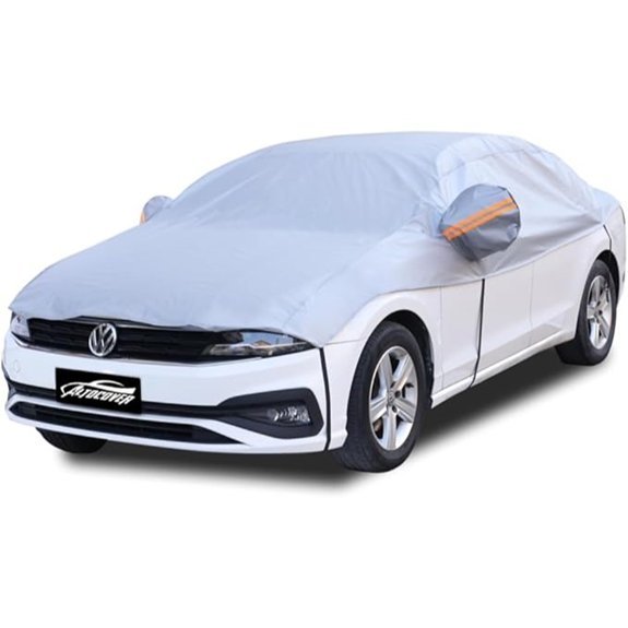 Half Car Cover for Ice Snow and Hail