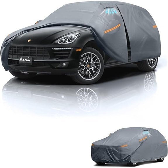 Waterproof Porsche Macan Car Cover with Zipper Door